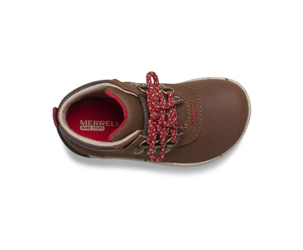 Botas Criança - Merrell Bare Access Steps® 2.0 Jr. - Marrom - RYM984715